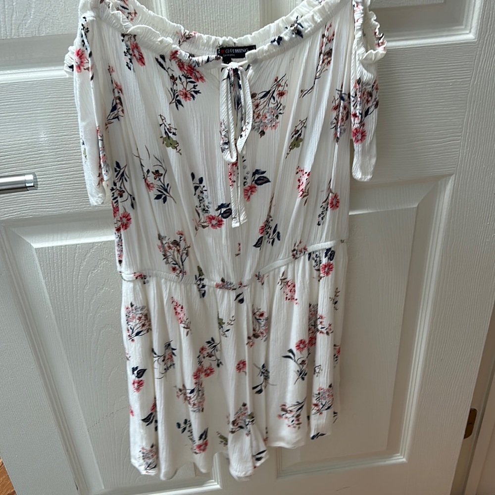 Off the shoulder romper